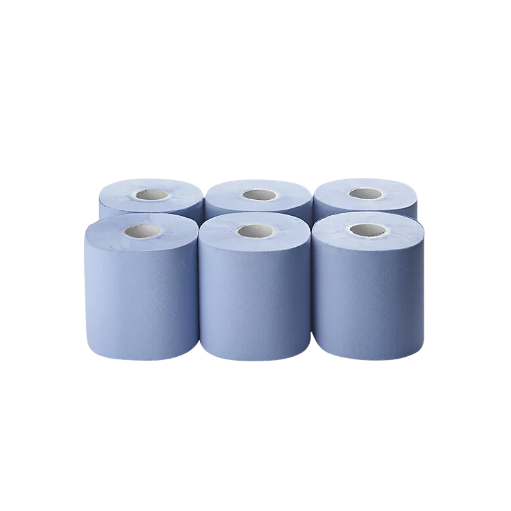 Blue Paper roll, Pack of 6