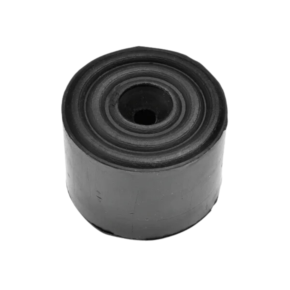 Round Black Natural Rubber Door Stop