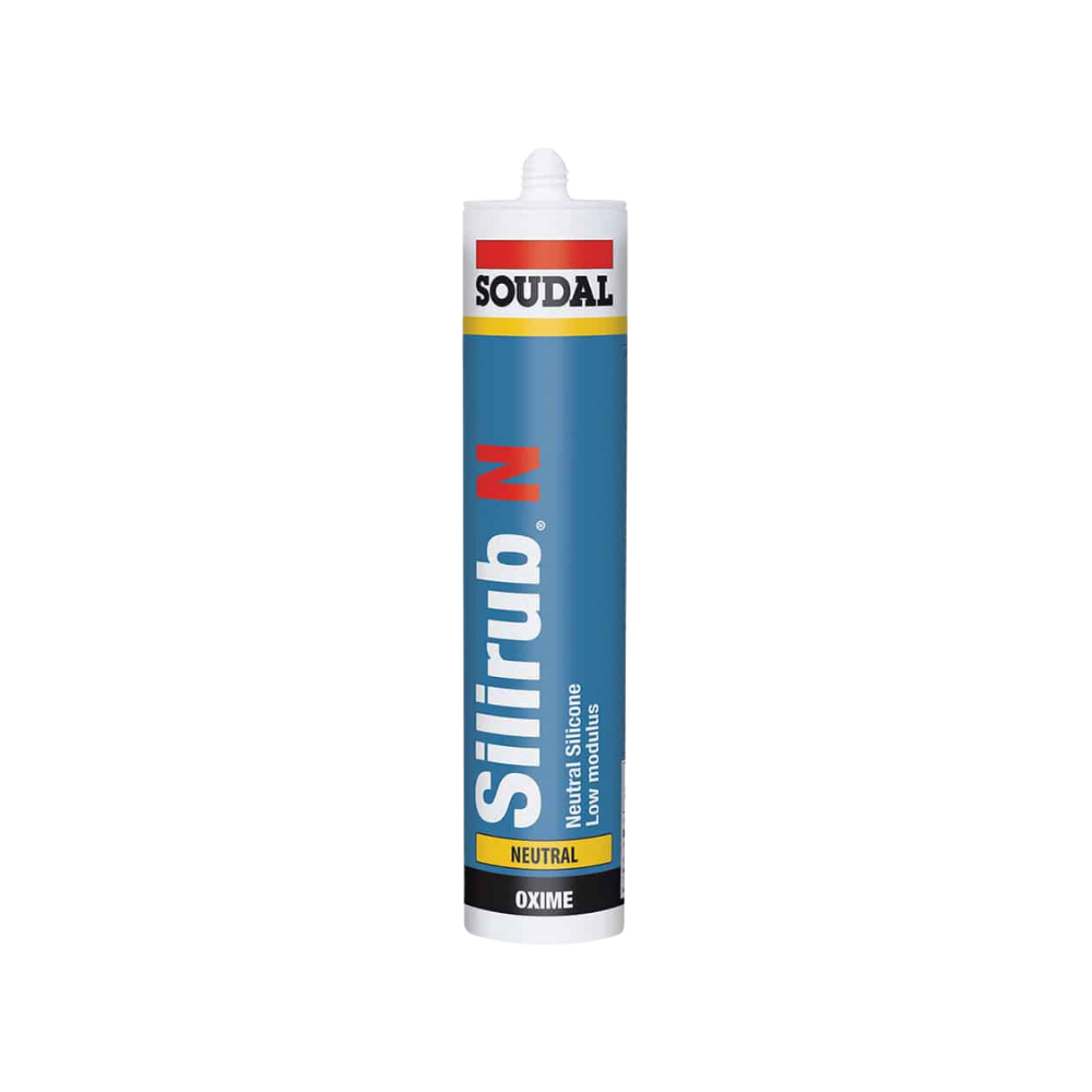 Soudal Silirub N Brilliant White – Neutral Cure Building Silicone Sealant