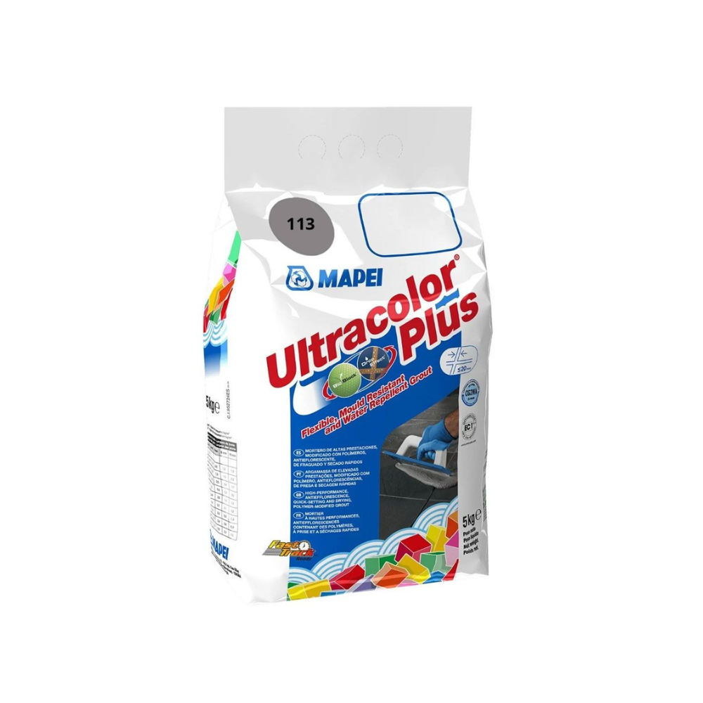 Mapei Ultracolor Plus Wall & Floor Grout Cement Grey 5kg